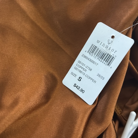 Silouette dress copper NWT - Picture 7 of 7